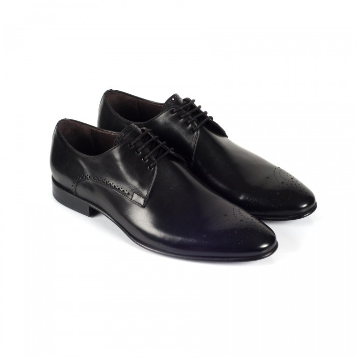 chaussure business derby en cuir noir_3-4-1 chaussure business derby en cuir noir_3-4-1